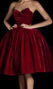 red-velvet-party-dress