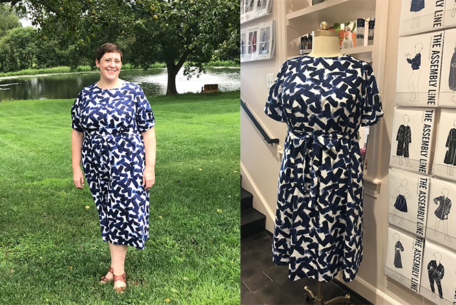 Stitch Sample :: Multi-Sleeve Midi Dress from The Assembly Line